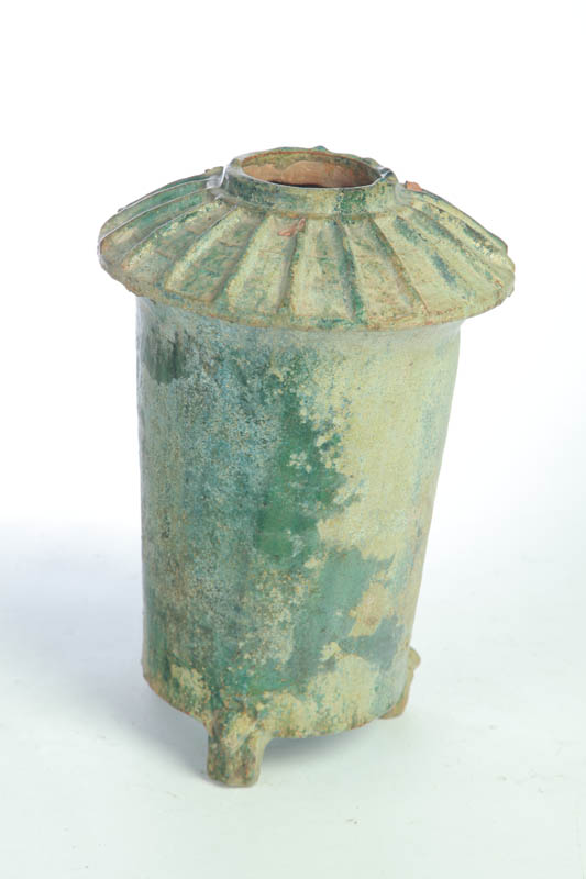 Appraisal: MODEL SILO China attributed to the Han Dynasty redware Cylindrical