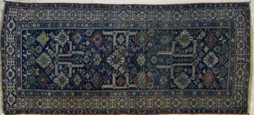 Appraisal: Shirvan carpet ca with perepedal design ' x '