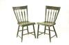 Appraisal: CHAIRS - Set of two arrow back Windsor side chairs