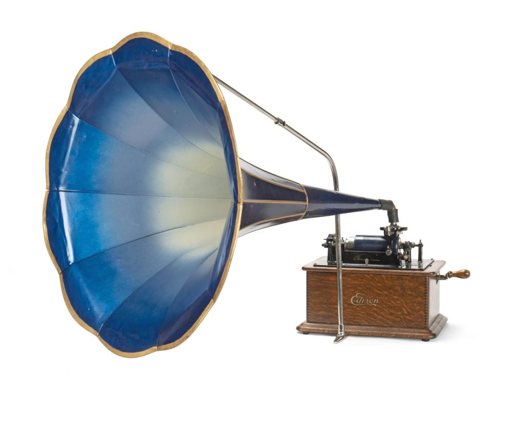 Appraisal: An Edison standard phonograph - Marked for Thomas Edison Serial