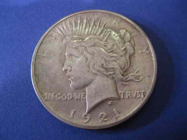 Appraisal: U S Peace Silver Dollar A U