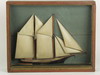 Appraisal: DIORAMA - th C primitive two masted sailing ship diorama