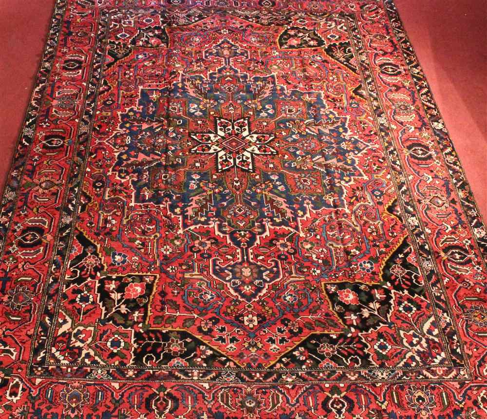 Appraisal: BAKHTIARI RUG approx ' '' x ' '' retail tag