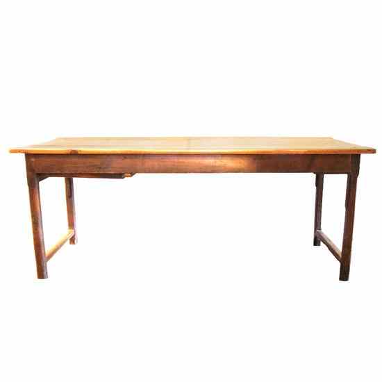 Appraisal: A French Provincial Oak and Pine Farm Table circa having