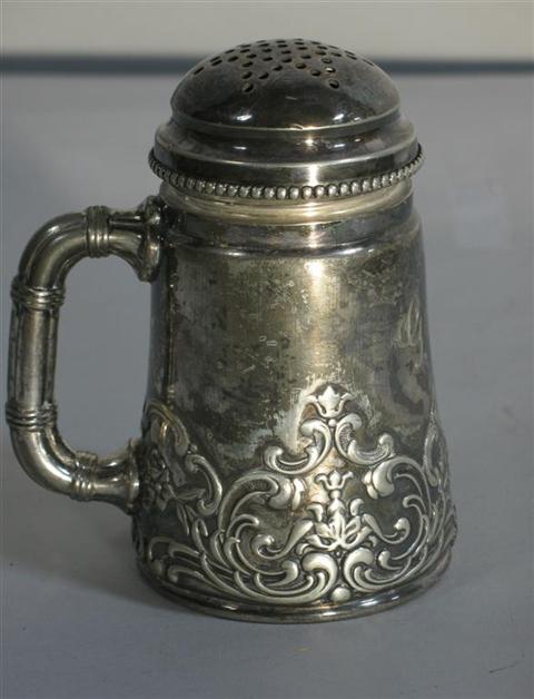 Appraisal: WILCOX VICTORIAN SILVER PLATED SUGAR CASTER