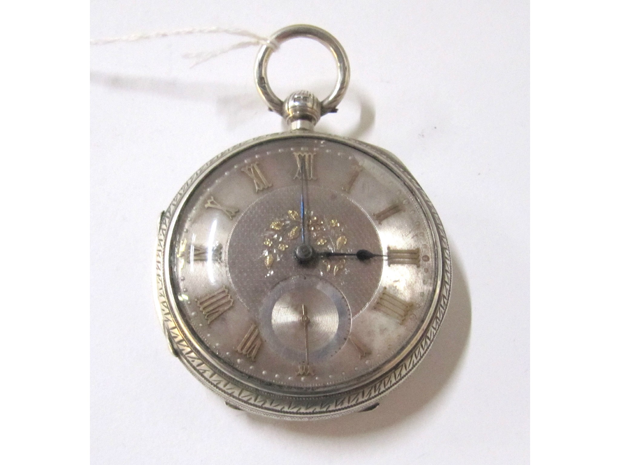 Appraisal: A large silver cased pocket watch Chester