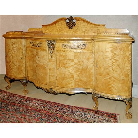 Appraisal: Rococo Style Carved Walnut Sideboard Estimate -