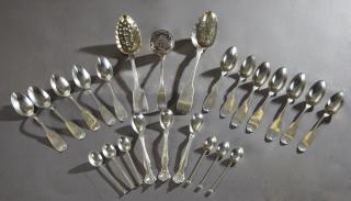 Appraisal: Group of Twenty-Four Pieces of Sterling consisting of teaspoons by