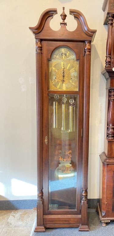 Appraisal: Sligh Grandfather Clock As Is Chimes but does not run