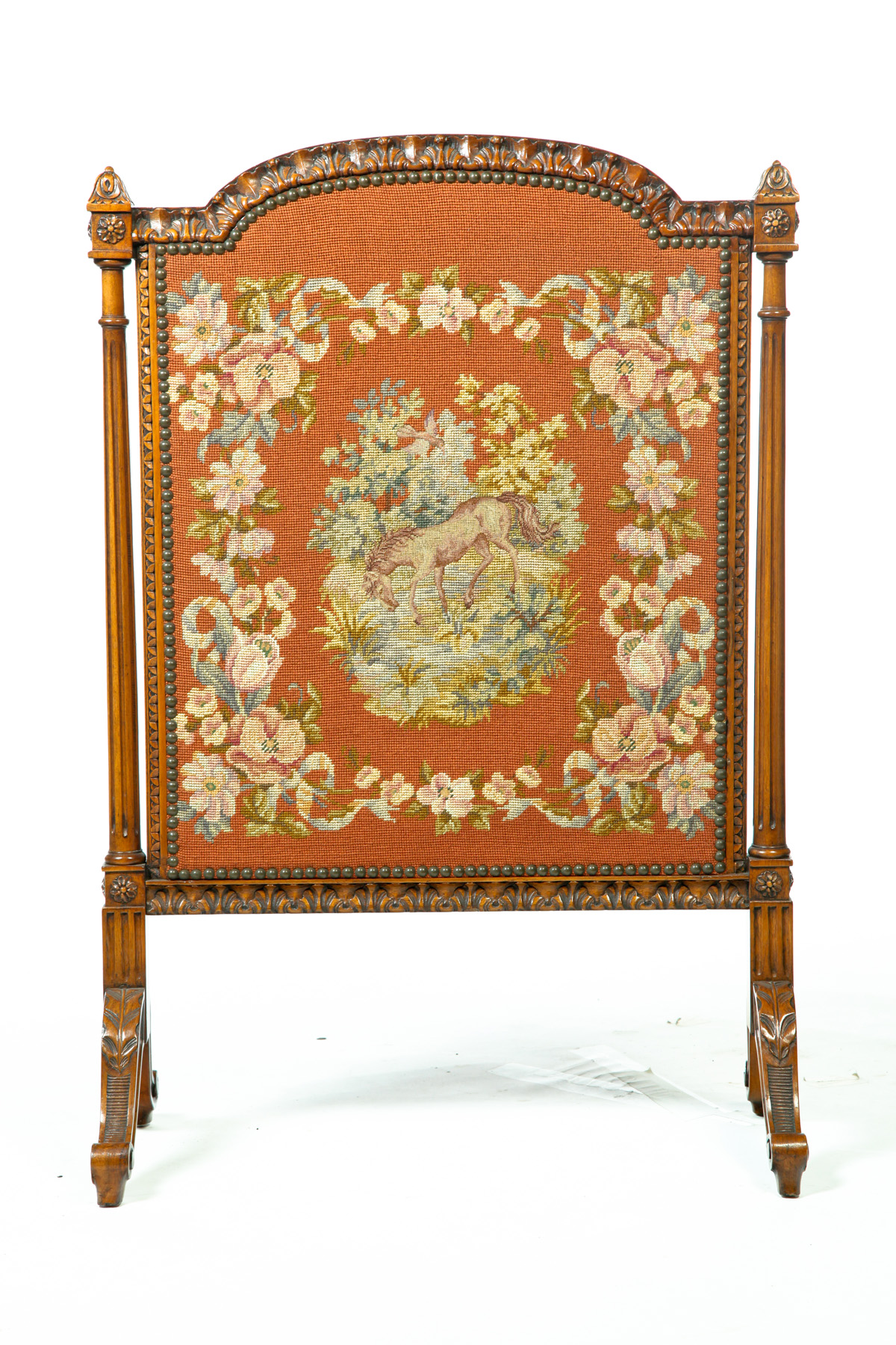 Appraisal: FIRE SCREEN IN THE LOUIS XVI STYLE American th quarter