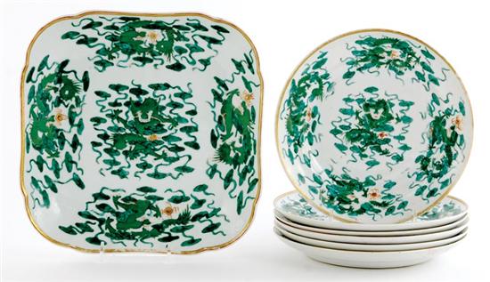 Appraisal: Chinese Export porcelain plates and dish late th century shallow