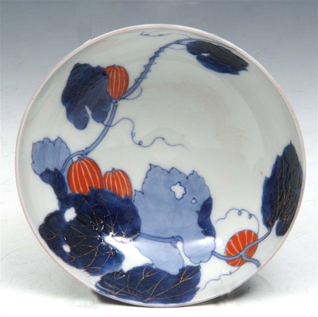 Appraisal: A NABESHIMA STYLE PORCELAIN SMALL BOWL painted in blue and