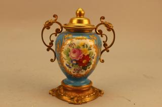 Appraisal: Exceptional th C French Sevres Vase with dore bronze mounts