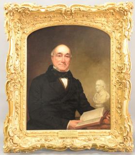 Appraisal: Charles Loring Elliott - Portrait of James DePeyster Ogden -