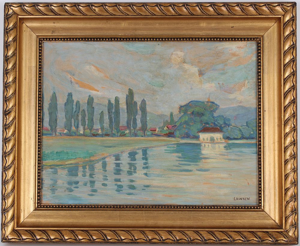 Appraisal: Lawren Signed Canadian Landscape Painting Lawren Signed Canadian Landscape Painting