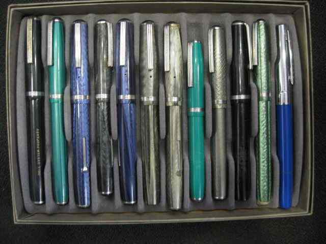 Appraisal: Tray of Old Fountain Pens Esterbrook