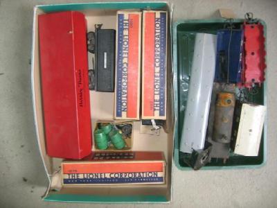 Appraisal: Various playworn trains by Lionel and Hornby with Lionel -