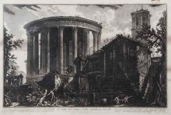 Appraisal: Giovanni Battista Piranesi - Veduta del tempio della Sibilla in