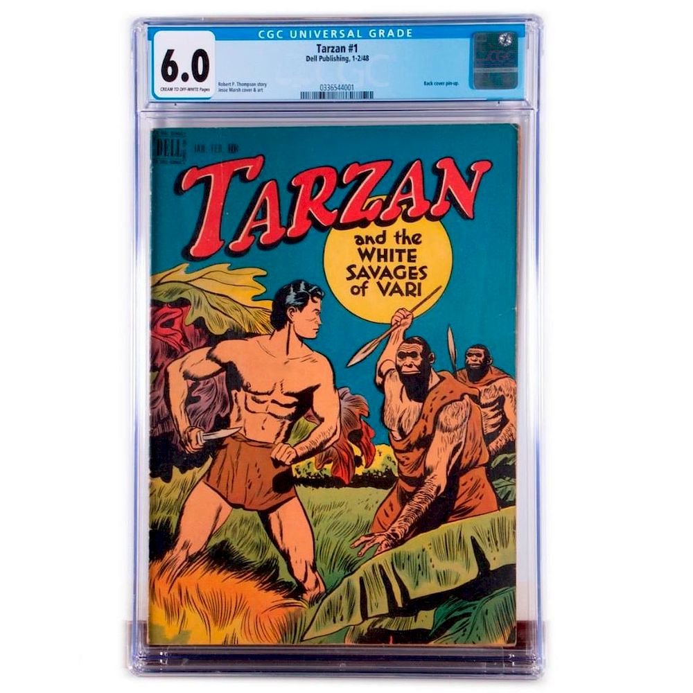 Appraisal: Tarzan and the White Savages of Vari CGC Universal Grade