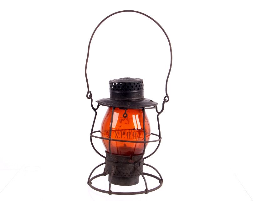 Appraisal: Dietz Vulcan Red Lens Railroad Lantern Included in this lot