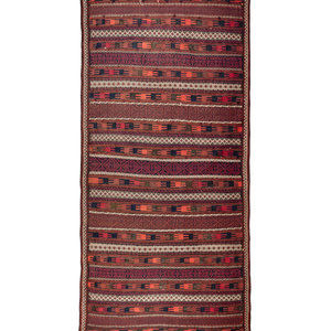 Appraisal: An Afghan Baluch Wool Rug feet inches x feet inches