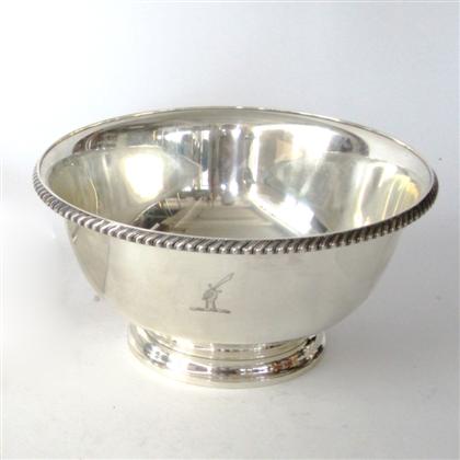 Appraisal: Sterling silver fruit bowlgorham co providence ri mid th century