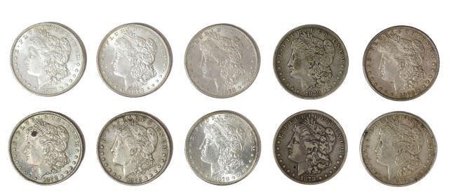 Appraisal: lot of U S Morgan Silver Dollars S