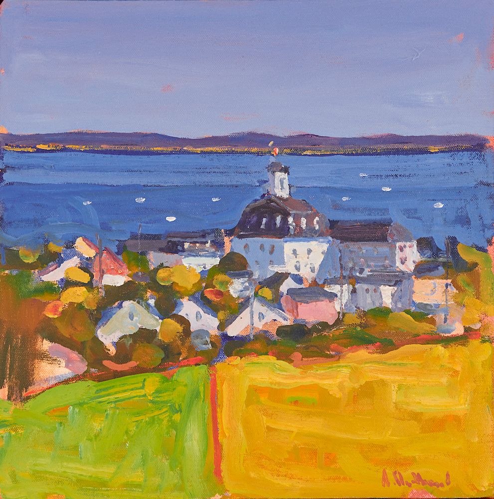 Appraisal: ALFRED CHENEY CHADBOURN American - View of Block Island ALFRED