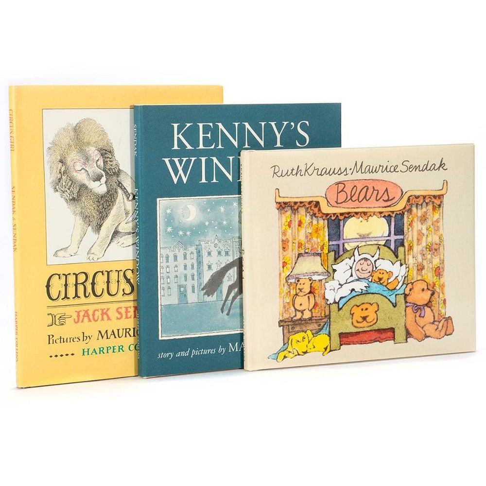 Appraisal: Group of three Signed by Sendak Bears by Ruth Krauss