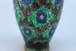 Appraisal: Japanese Gilt Cloisonne Enameled Vase Japanese Gilt Cloisonne Enameled Vase