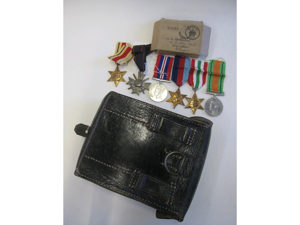 Appraisal: Lot comprising group of five WWII medals and stars a