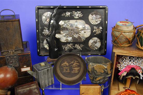 Appraisal: LARGE ASSEMBLAGE OF CHINESE JAPANESE AND ASIAN OBJECTS AND OTHER