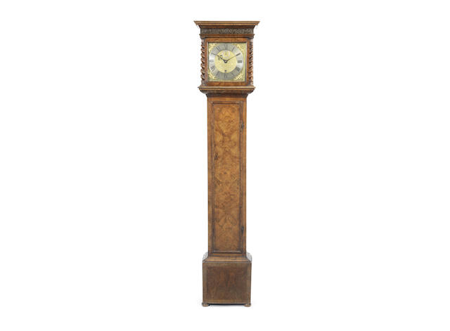 Appraisal: A rare and interesting late th century month-going longcase clock