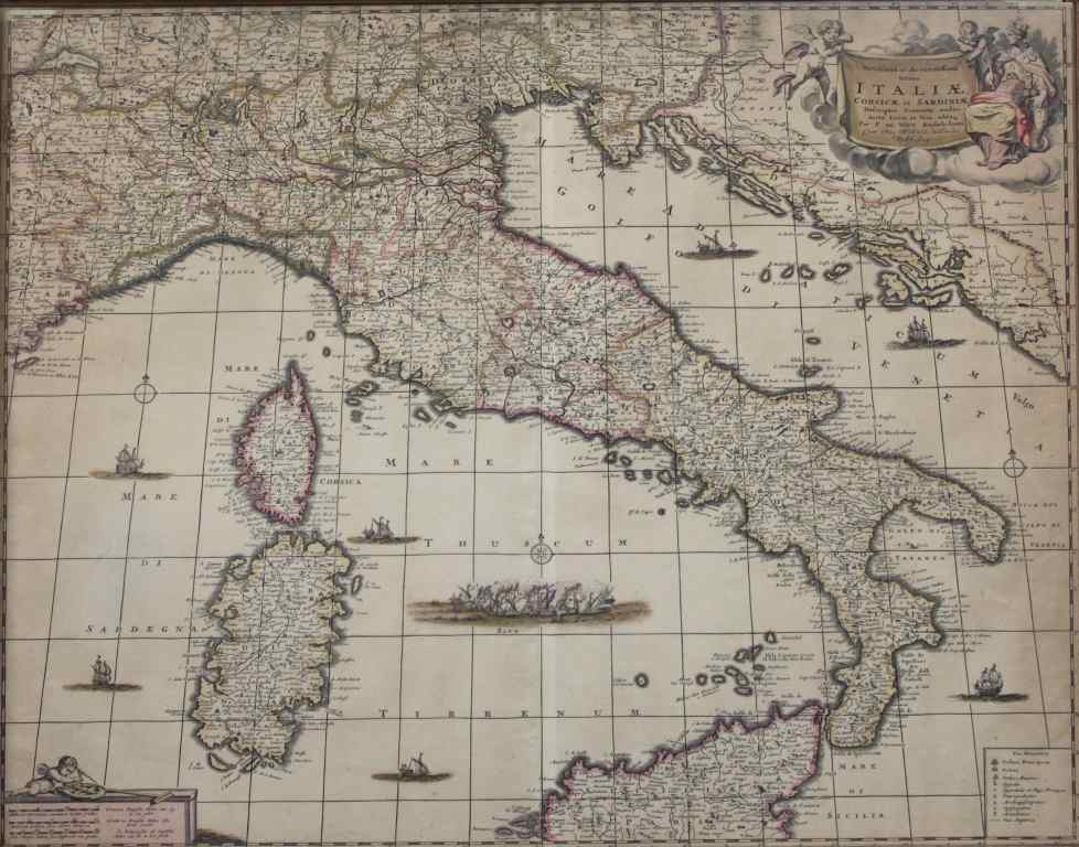 Appraisal: FREDERIK DE WITT - ITALY CORSICA AND SARDINIA Engraving x