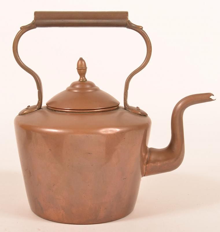 Appraisal: English th Century Copper Tea Kettle English th Century Copper