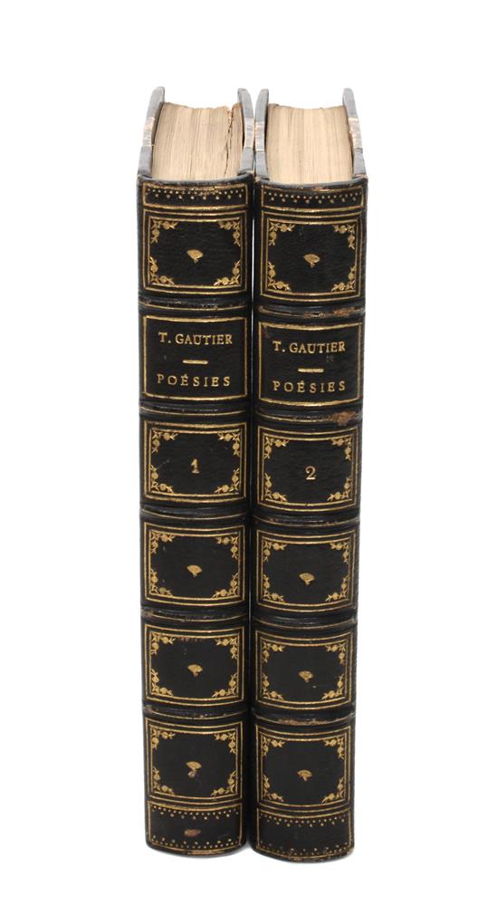 Appraisal: Sale Lot GAUTIER THEOPHILE Poesies Complete Paris Bibliotheque-Charpentier vols Colorado