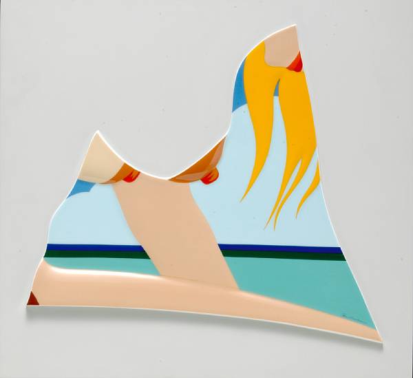 Appraisal: Tom Wesselmann American - Seascape Porcelain multiple in colors signed