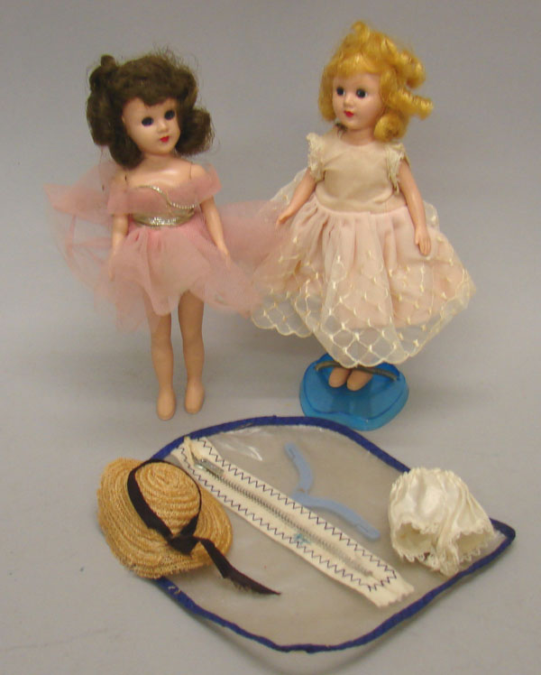 Appraisal: Pair of HP Sandra Sue dolls Blonde curly wigs Both