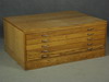 Appraisal: FLAT FILES - PAIR OF CONTEMPORARY OAK FLAT FILES EACH