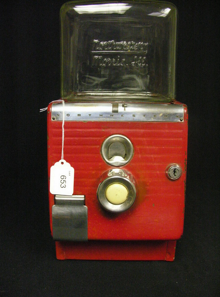 Appraisal: NORTHWESTERN GUMBALL MACHINE Morris Illinois Condition Original