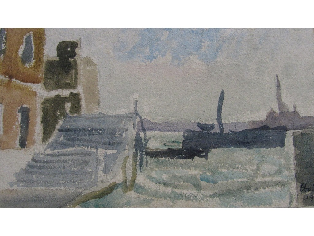 Appraisal: THE EARL HAIG OBE DL MA FRSA Watercolour 'San Giorgio