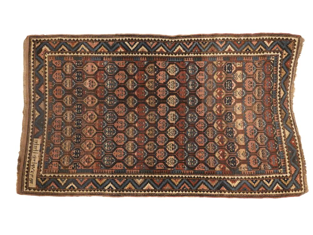 Appraisal: ANTIQUE CAUCASIAN RUGAntique Caucasian Rug originating from the area of