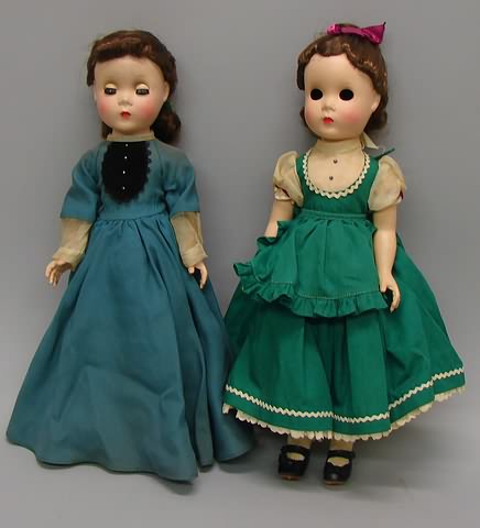 Appraisal: Pair of tagged - HP Little Women dolls Jo with