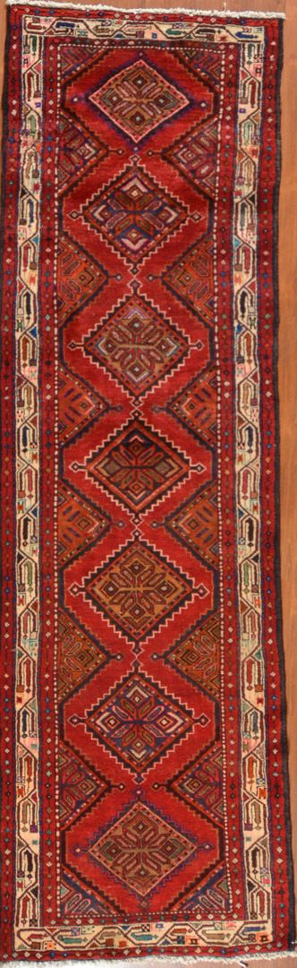 Appraisal: Persian Hamadan runner approx x Iran modern Condition Excellent condition