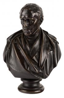 Appraisal: MATTHEW NOBLE BRITISH - Portrait Bust of Arthur Wellesley the