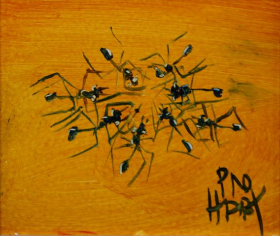 Appraisal: Pro Hart - Ants oil on board signed 'PRO HART'