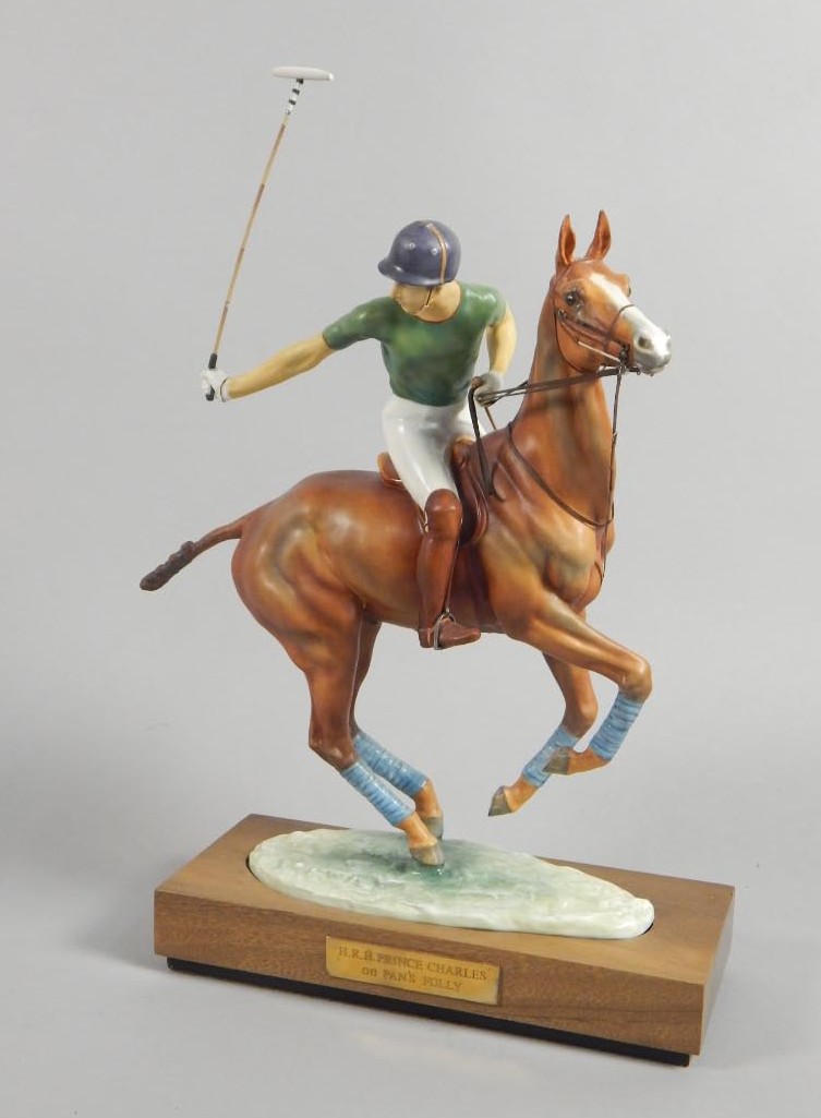 Appraisal: A limited edition Royal Worcester figure of Prince Charles on