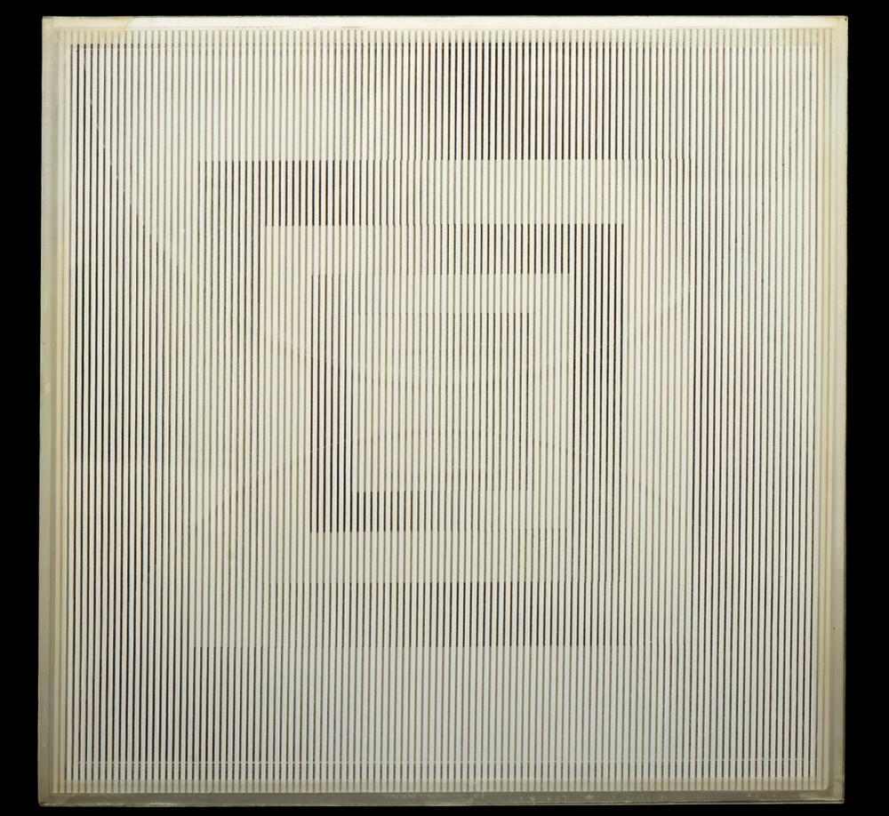 Appraisal: MON LEVINSON OP ART HEMISPHERES IN PROSPECT'Mon Levinson American -