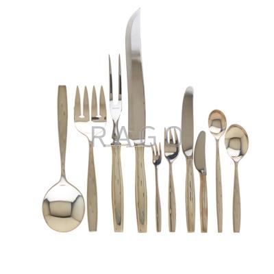 Appraisal: RAYMOND LOEWY - WALLACE Discovery -piece sterling flatware set for