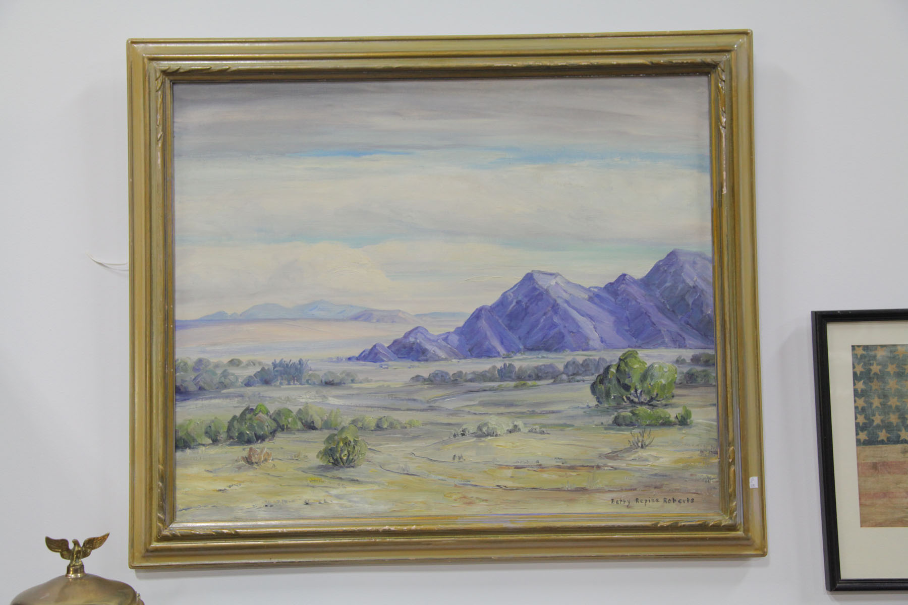 Appraisal: LANDSCAPE BY BETTY REPINE ROBERTS CALIFORNIA - Oil on canvas